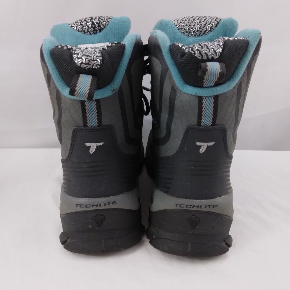 Columbia Powderhouse Titanium Omni-Heat 3D Outdry Winter Boot Gray Black 5.5 - Picture 12 of 13